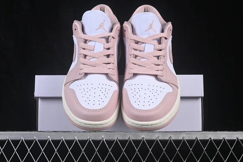 All categories Air Jordan Jordan series basketball shoes Air Jordan 1 Low G version pure original Air Jordan 1 Low AJ1 Joe 1 white pink low-top retro culture basketball shoes DC0774-162